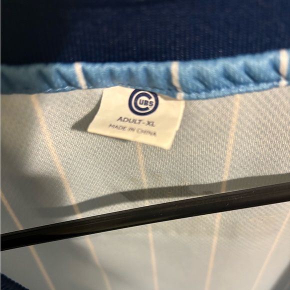 Chicago Cubs Bleachers pin striped sleeveless jersey - Picture 4 of 4
